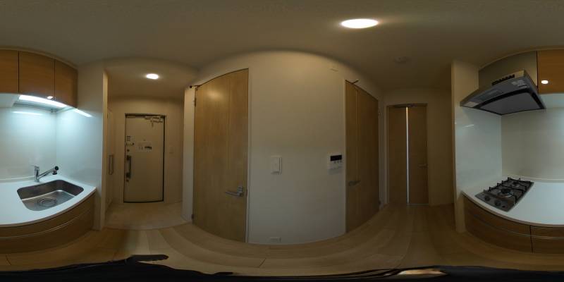 パノラマ画像キッチン