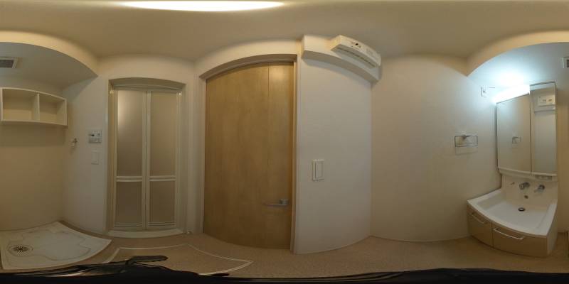 パノラマ画像洗面所