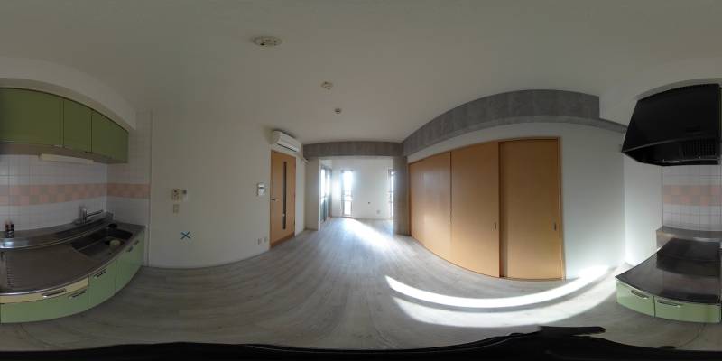 パノラマ画像キッチン