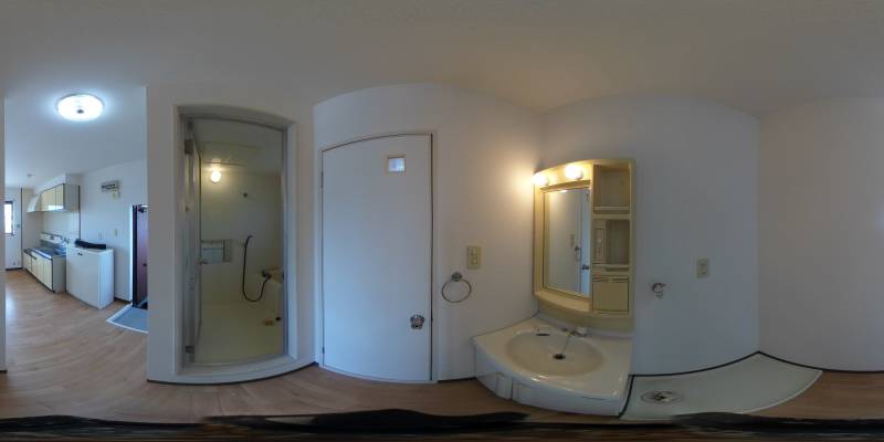 パノラマ画像洗面所