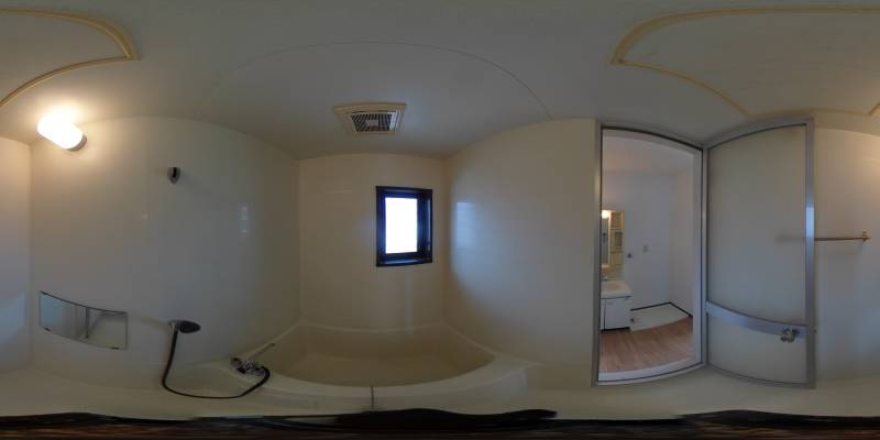 パノラマ画像バスルーム