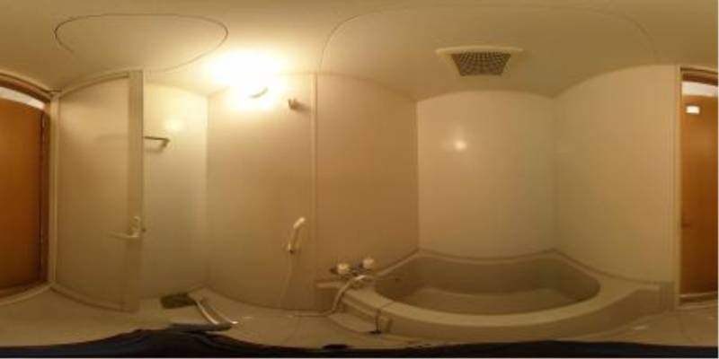 パノラマ画像バスルーム