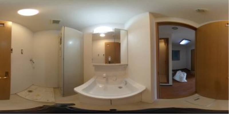 パノラマ画像洗面所