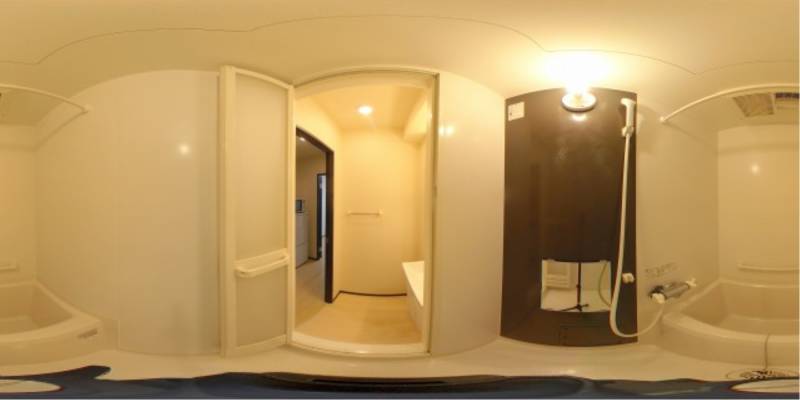 パノラマ画像バスルーム