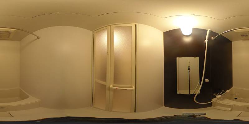 パノラマ画像バスルーム