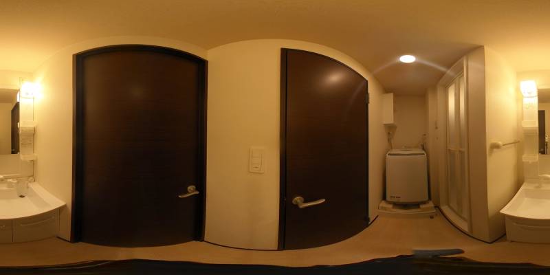 パノラマ画像洗面所