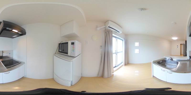 パノラマ画像キッチン