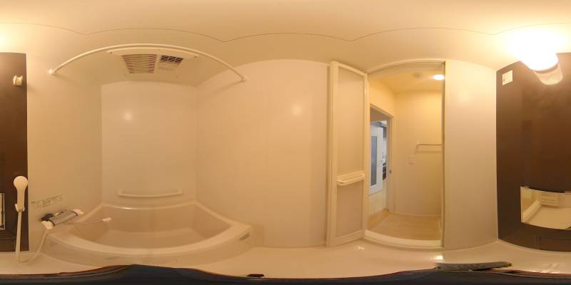 パノラマ画像バスルーム