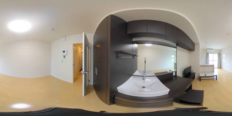 パノラマ画像洗面所