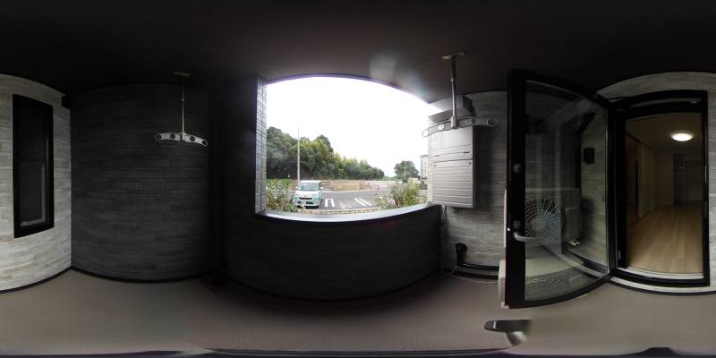 パノラマ画像バルコニー