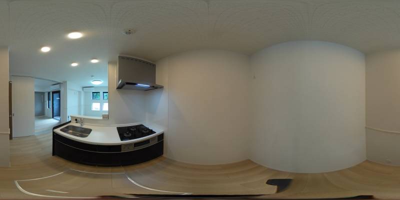 パノラマ画像キッチン