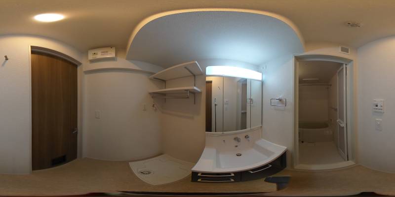 パノラマ画像洗面所