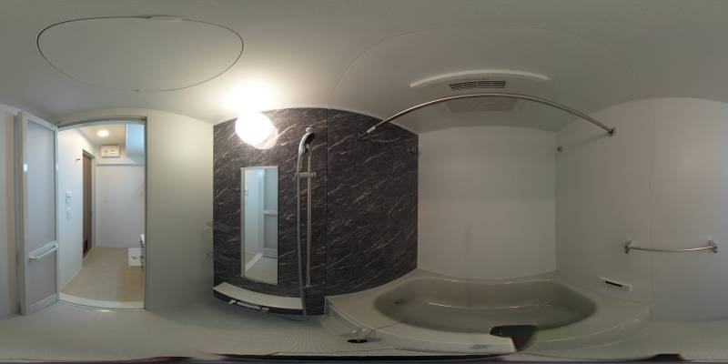 パノラマ画像バスルーム