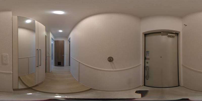 パノラマ画像玄関