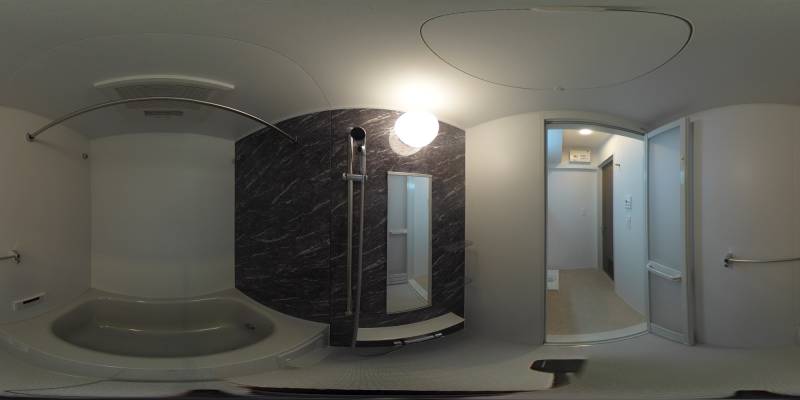 パノラマ画像バスルーム