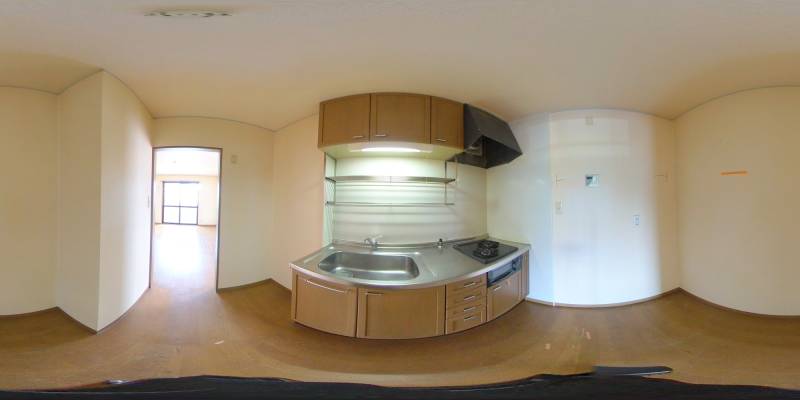 パノラマ画像キッチン