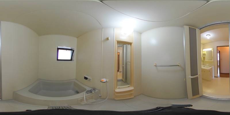 パノラマ画像バスルーム