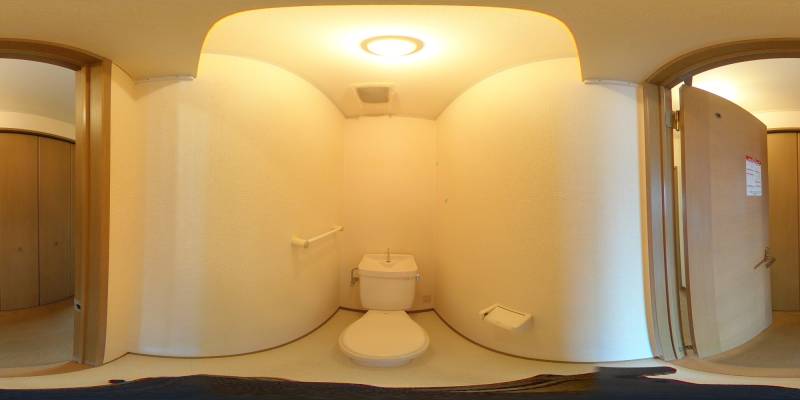 パノラマ画像トイレ