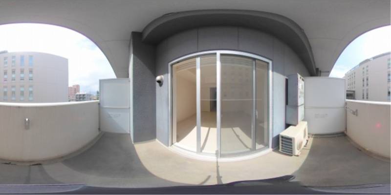 パノラマ画像バルコニー