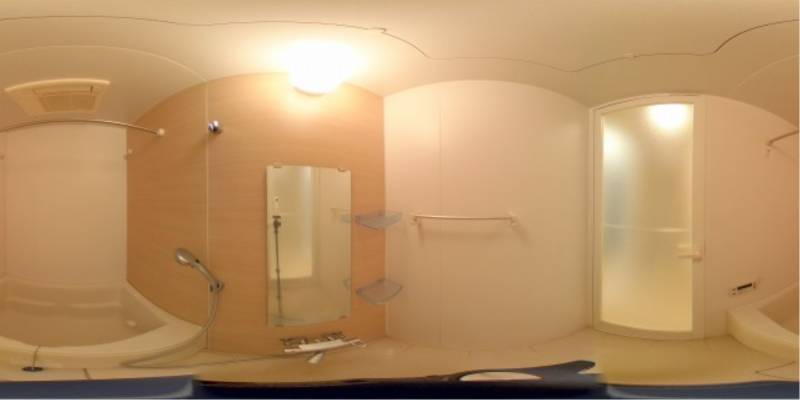 パノラマ画像バスルーム