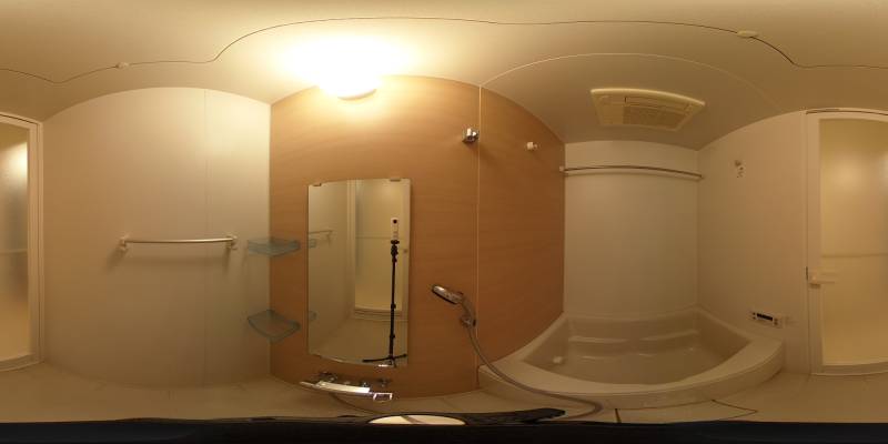 パノラマ画像バスルーム