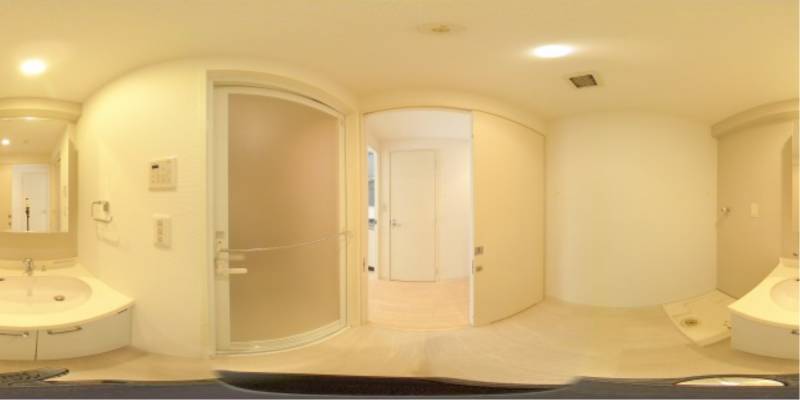 パノラマ画像洗面所