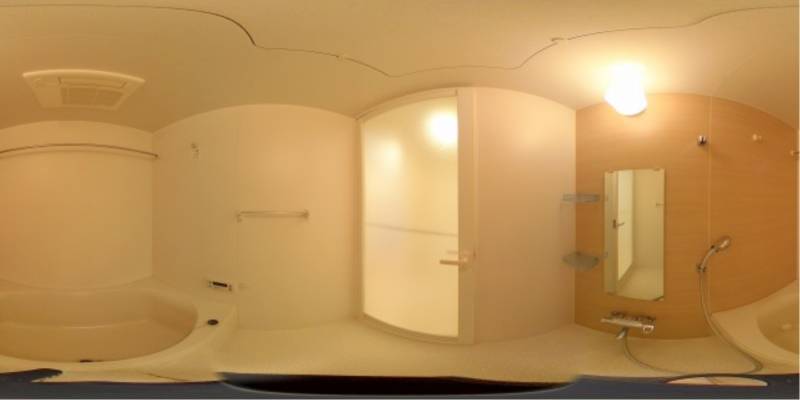 パノラマ画像バスルーム