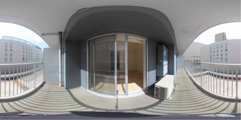 パノラマ画像バルコニー