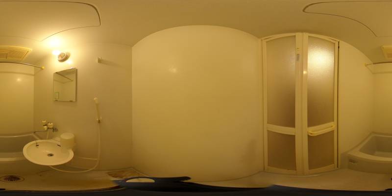 パノラマ画像バスルーム