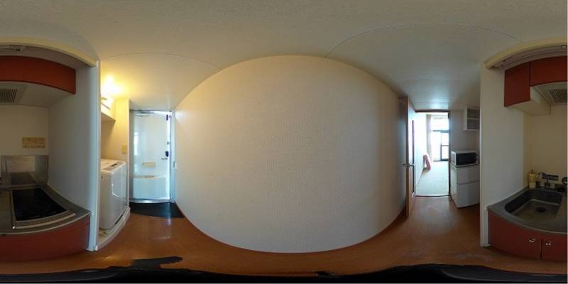 パノラマ画像キッチン