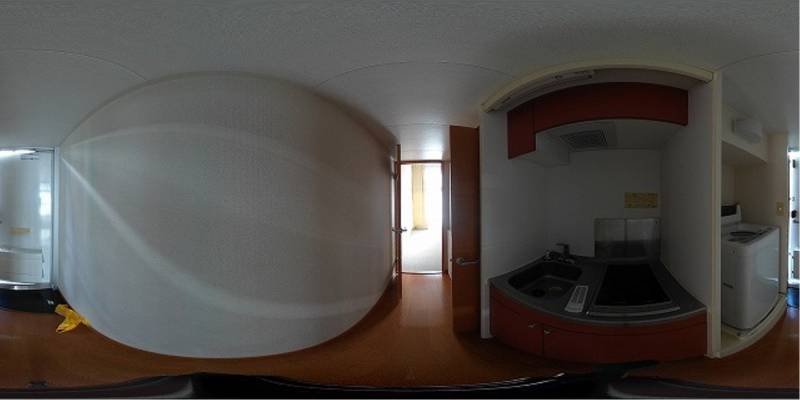 パノラマ画像キッチン