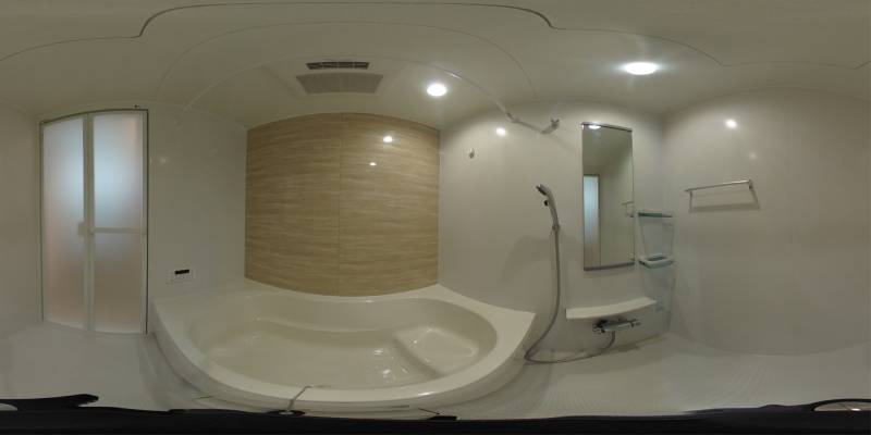 パノラマ画像バスルーム