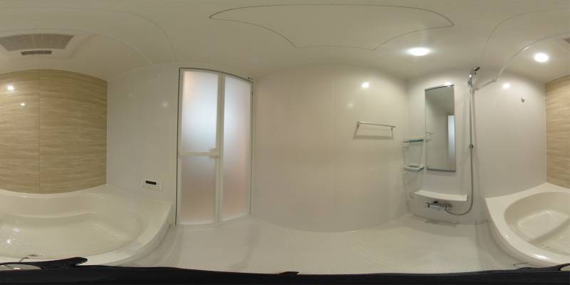 パノラマ画像バスルーム