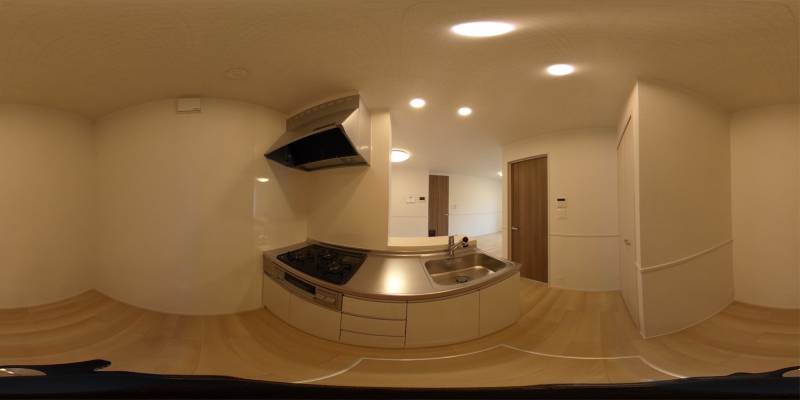 パノラマ画像キッチン