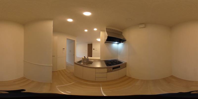 パノラマ画像キッチン