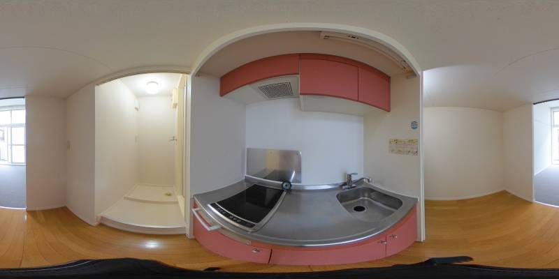 パノラマ画像キッチン