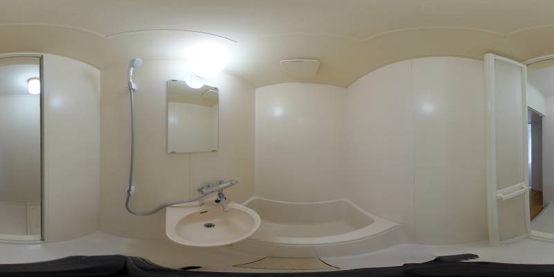 パノラマ画像バスルーム