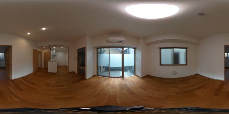 パノラマ画像リビング