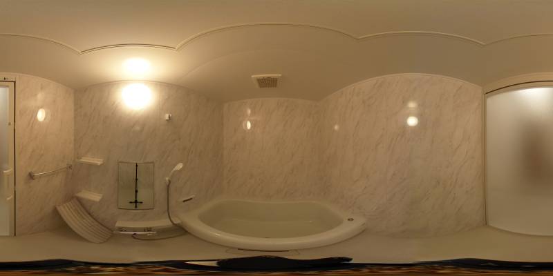 パノラマ画像バスルーム