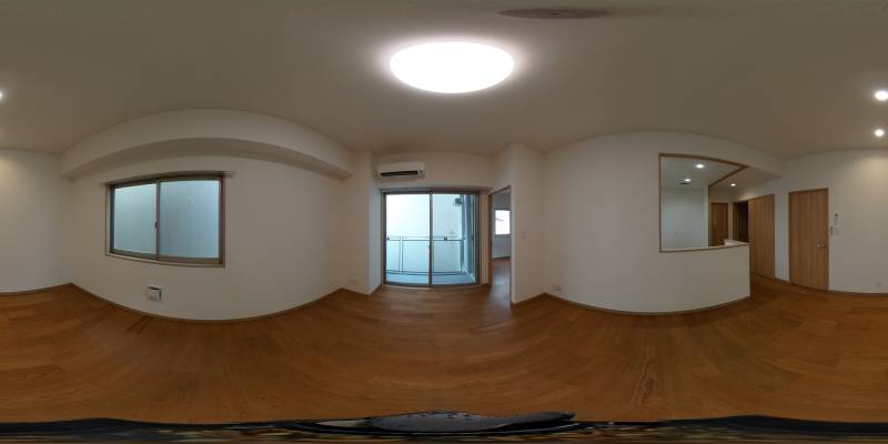 パノラマ画像リビング