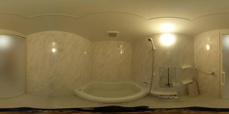 パノラマ画像バスルーム