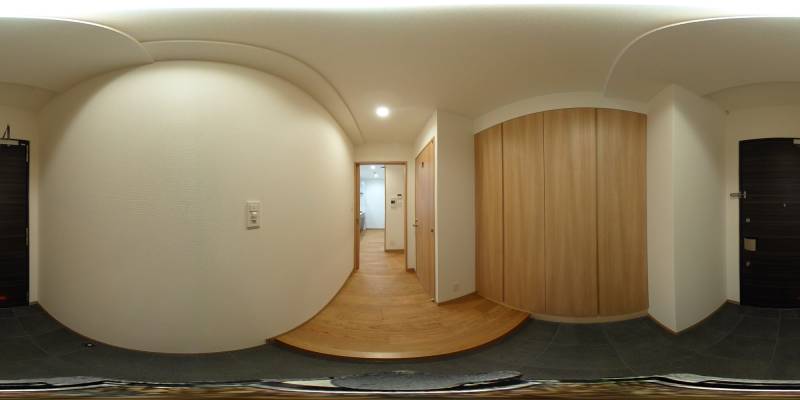 パノラマ画像玄関