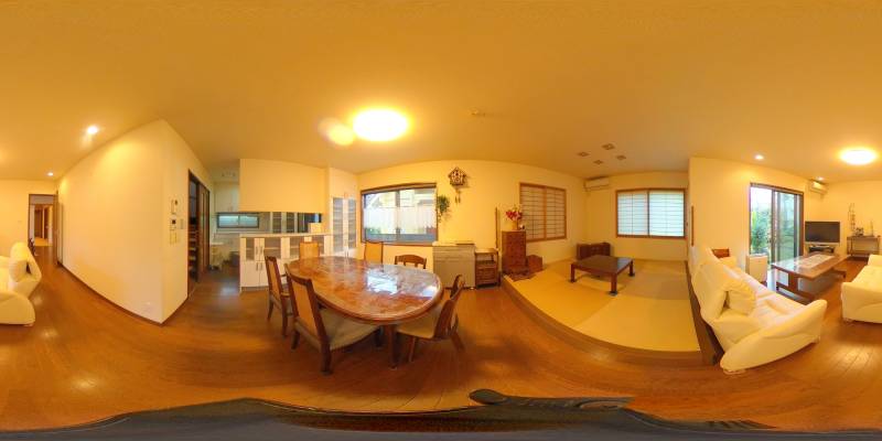 パノラマ画像洋室