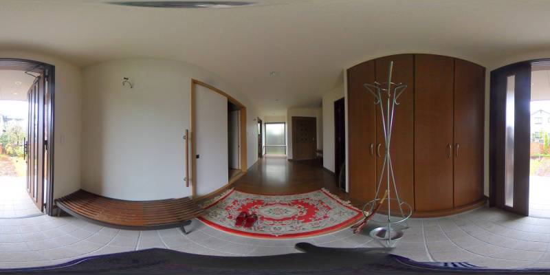 パノラマ画像玄関