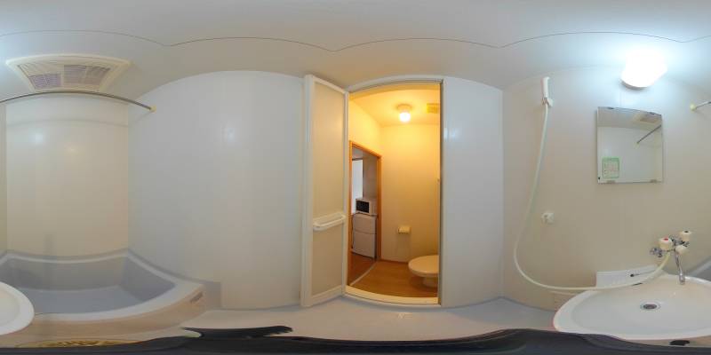 パノラマ画像バスルーム