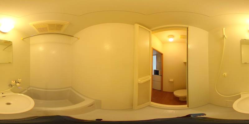 パノラマ画像バスルーム