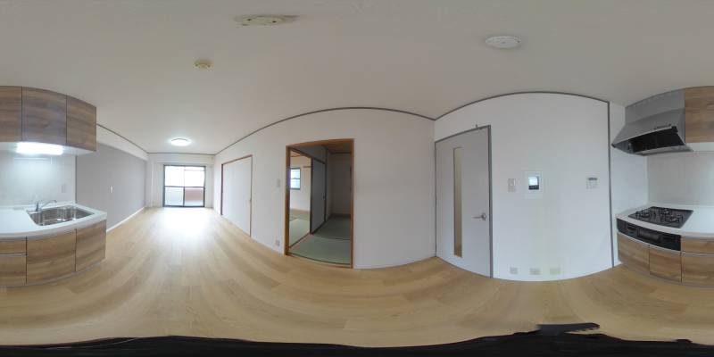 パノラマ画像キッチン