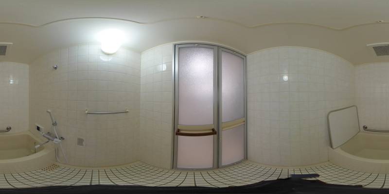 パノラマ画像バスルーム