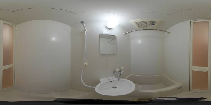 パノラマ画像バスルーム