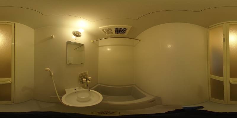 パノラマ画像バスルーム